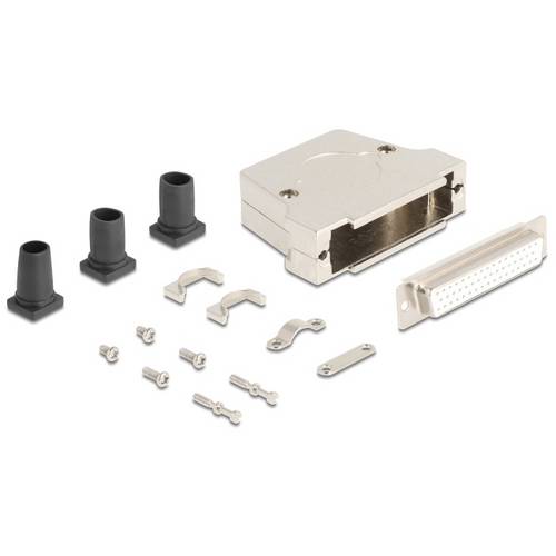 Delock 67141 67141 D-SUB Gehäuse Metall Silber 1 St. Bag