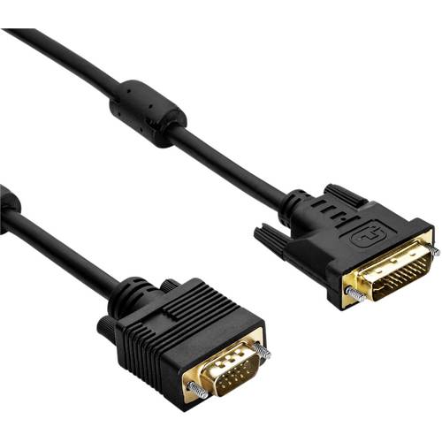Akyga Anschlusskabel 1.8 m Schwarz AK-AV-02 DVI-Kabel