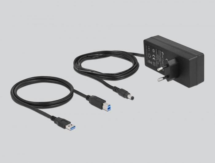 Delock 63738 USB-Hub 13 Port USB-A, DC-Buchse 3.5 mm USB 3.2 Gen1 5 GBit/s Grau 63738-2