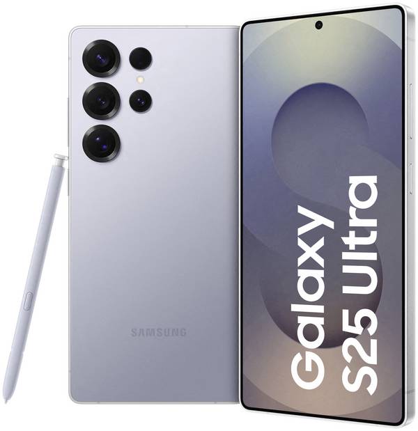 Samsung Galaxy S25 Ultra 5G 512 GB Titan, Silber, Blau EEK B (A - G) 17.5 cm (6.9 Zoll) Smartphone