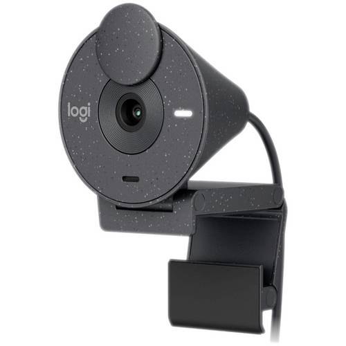 Logitech BRIO 305 graphit Full HD-Webcam 1920 x 1080 Pixel Integrierte Abdeckblende, Mikrofon