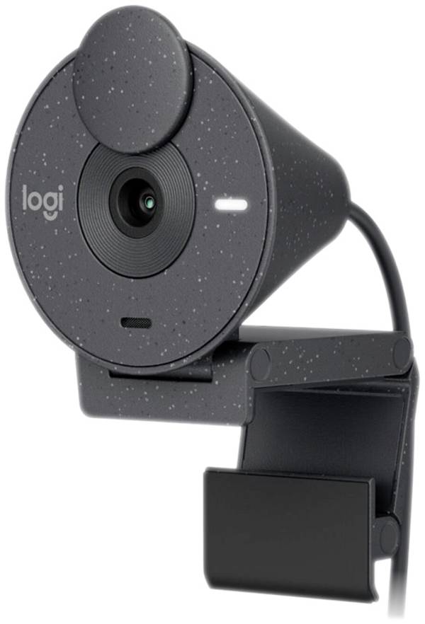 Logitech BRIO 305 graphit Full HD-Webcam 1920 x 1080 Pixel Integrierte Abdeckblende, Mikrofon