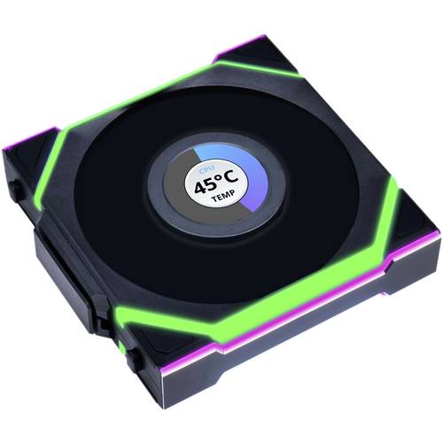 Thumbnail - Lian Li Lian Li UNI FAN SL Wireless LCD Lüfter, ARGB, PWM - 120 mm, schwarz PC-Gehäuse-Lüfter Schwarz (B x H x T) 120 x ...