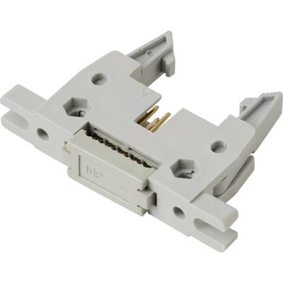 TRU COMPONENTS TC-13537780 Pfosten-Steckverbinder mit Auswurfhebel lang Rastermaß: 2.54 mm Polzahl Gesamt: 10 Anzahl Rei-0