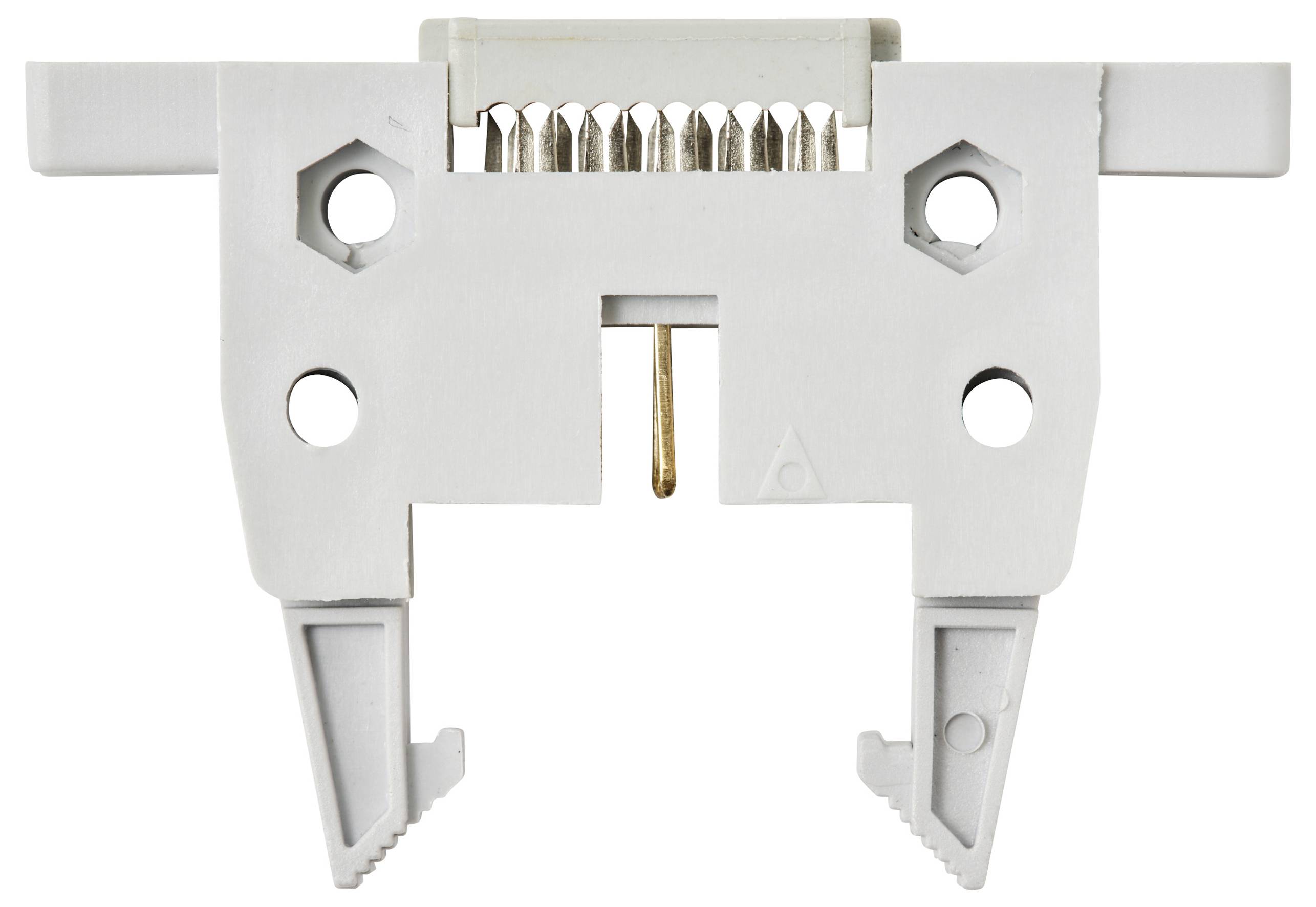 TRU COMPONENTS TC-13537780 Pfosten-Steckverbinder mit Auswurfhebel lang Rastermaß: 2.54 mm Polzahl Gesamt: 10 Anzahl Rei-2
