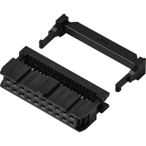 Thumbnail - TRU COMPONENTS TC-13537792 Pfosten-Steckverbinder mit Zugentlastung Rastermaß: 2.54 mm Polzahl Gesamt: 20 Anzahl Reihen:...