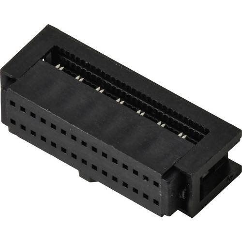 Thumbnail - TRU COMPONENTS TC-13537800 Pfosten-Steckverbinder mit Zugentlastung Rastermaß: 1.27 mm Polzahl Gesamt: 30 Anzahl Reihen:...