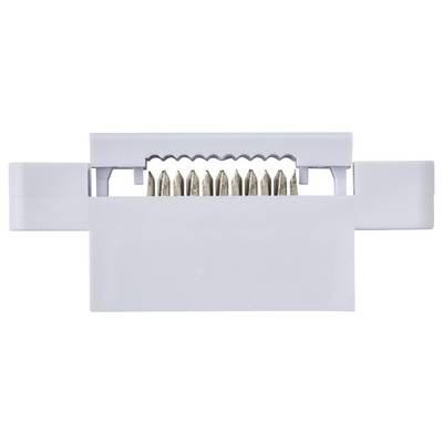 TRU COMPONENTS TC-13537804 Pfosten-Steckverbinder mit Befestigungsflansch Rastermaß: 2.54 mm Polzahl Gesamt: 10 Anzahl R-3