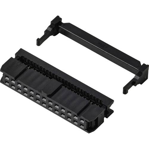 Thumbnail - TRU COMPONENTS TC-13537816 Pfosten-Steckverbinder mit Zugentlastung Rastermaß: 2.54 mm Polzahl Gesamt: 26 Anzahl Reihen:...