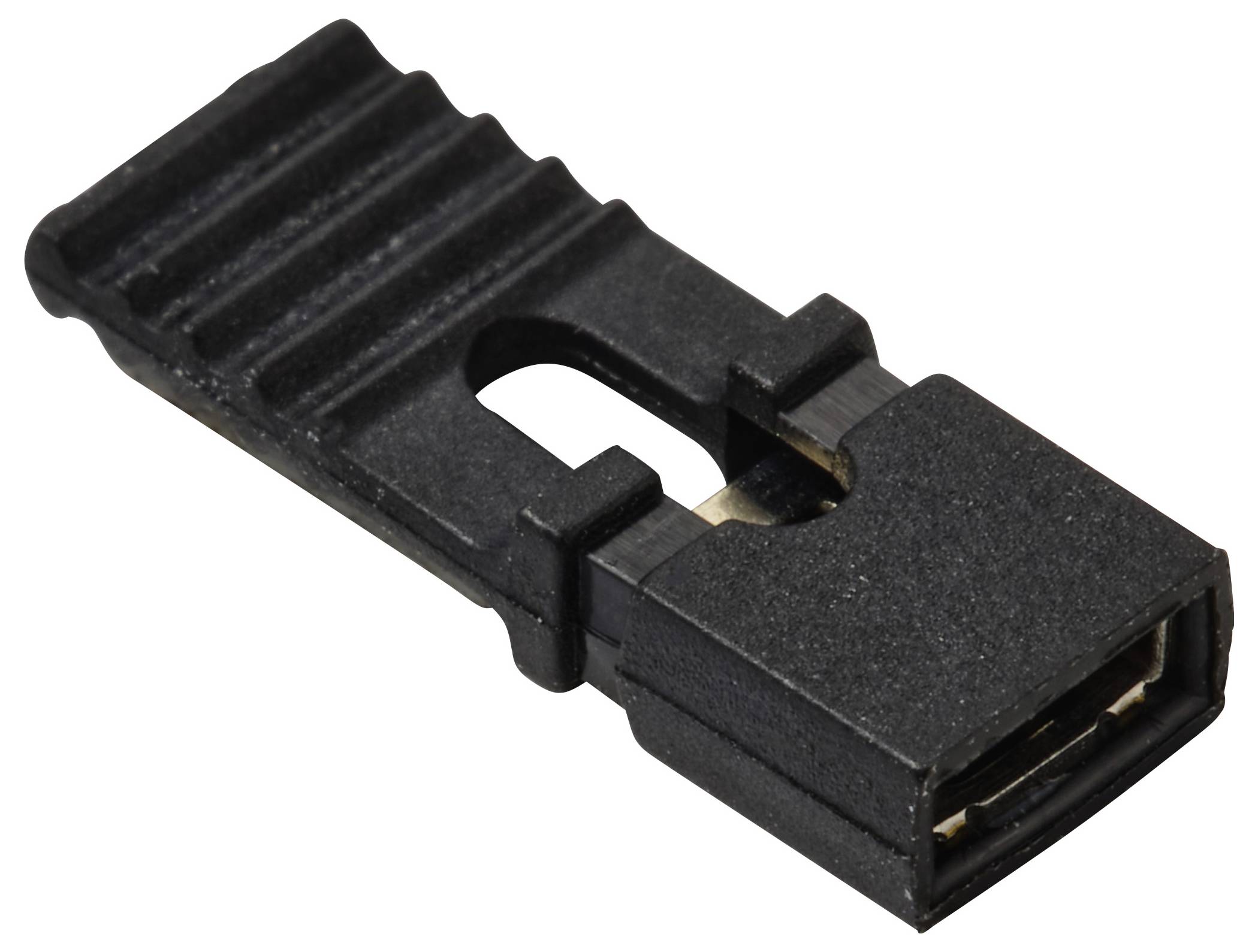 TRU COMPONENTS TC-13537828 Kurzschlussbrücke Rastermaß: 2.54 mm Polzahl je Reihe:2 Inhalt: 1 St.-1