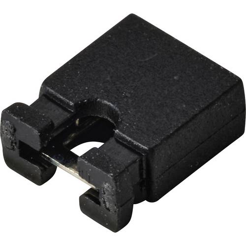 TRU COMPONENTS TC-13537836 Kurzschlussbrücke Rastermaß: 2.54 mm Polzahl je Reihe:2 Inhalt: 1 St.