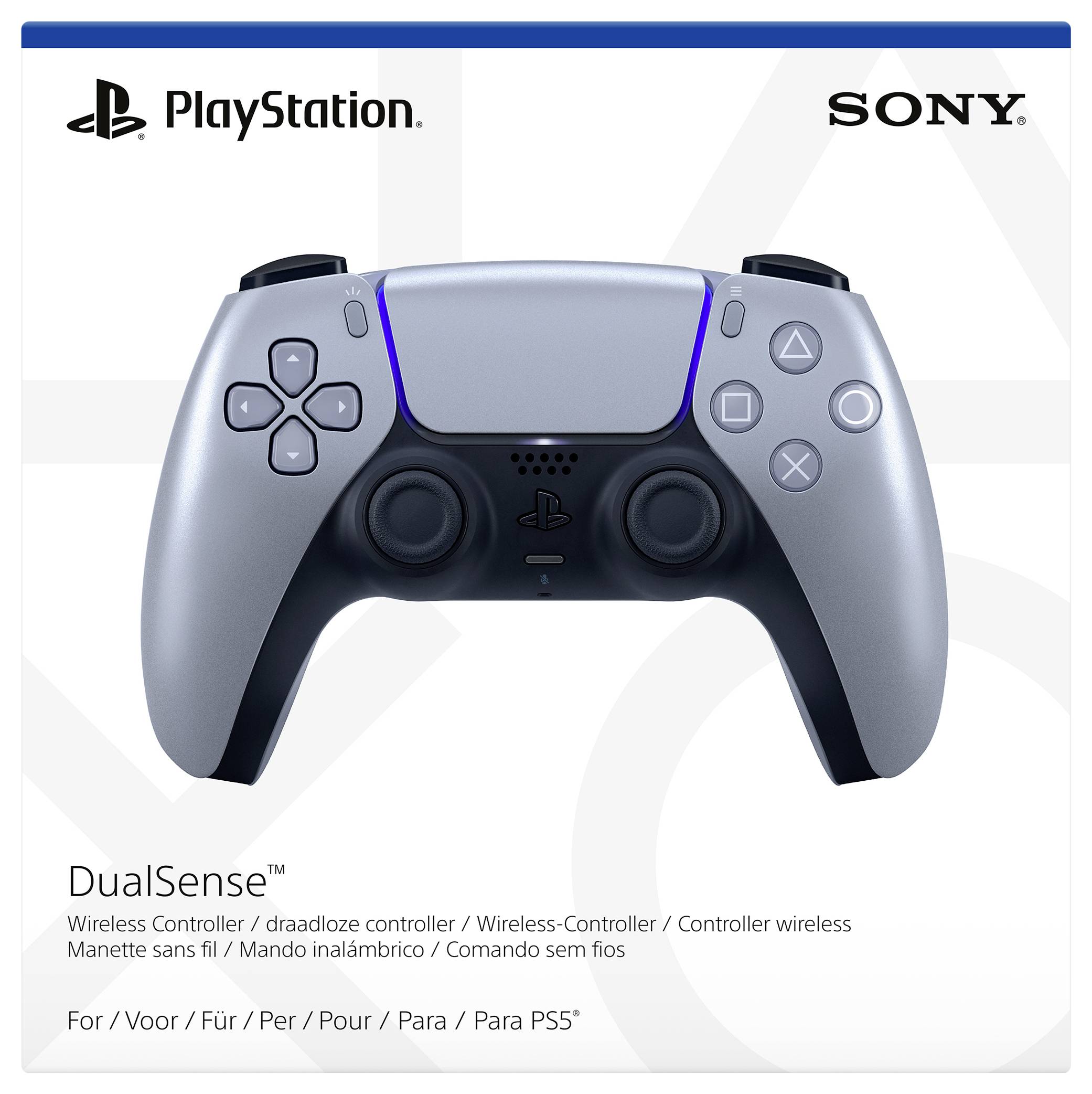 Sony DualSense Gamepad PlayStation 5 Sterling Silver-4