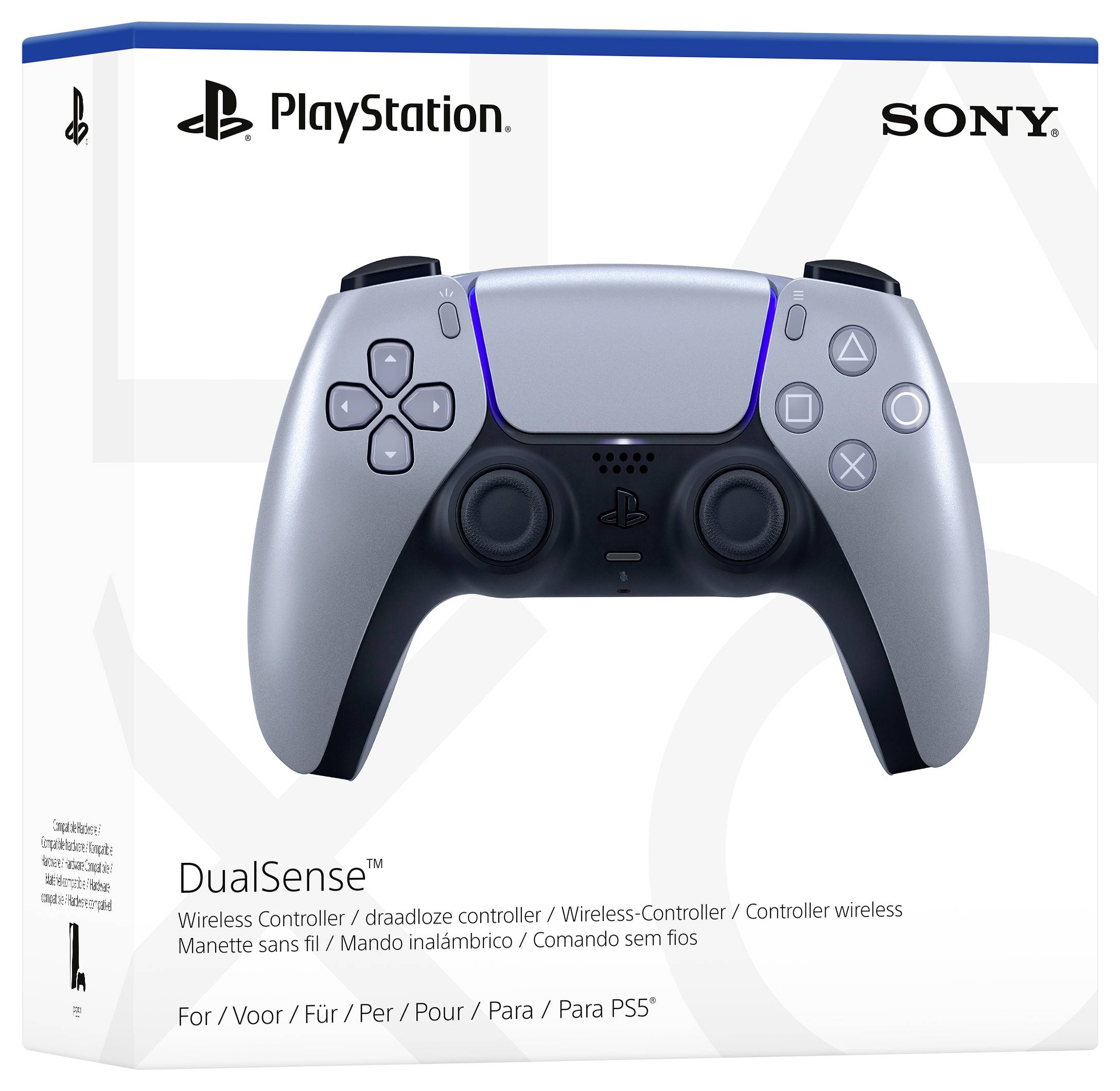Sony DualSense Gamepad PlayStation 5 Sterling Silver-5