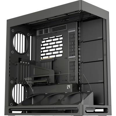 HAVN HAVN HS 420 VGPU PC-Gehäuse, Midi-Tower, E-ATX, Tempered Glass, PCIe 5.0 Riser Midi-Tower Gehäuse, Gaming-Gehäuse,