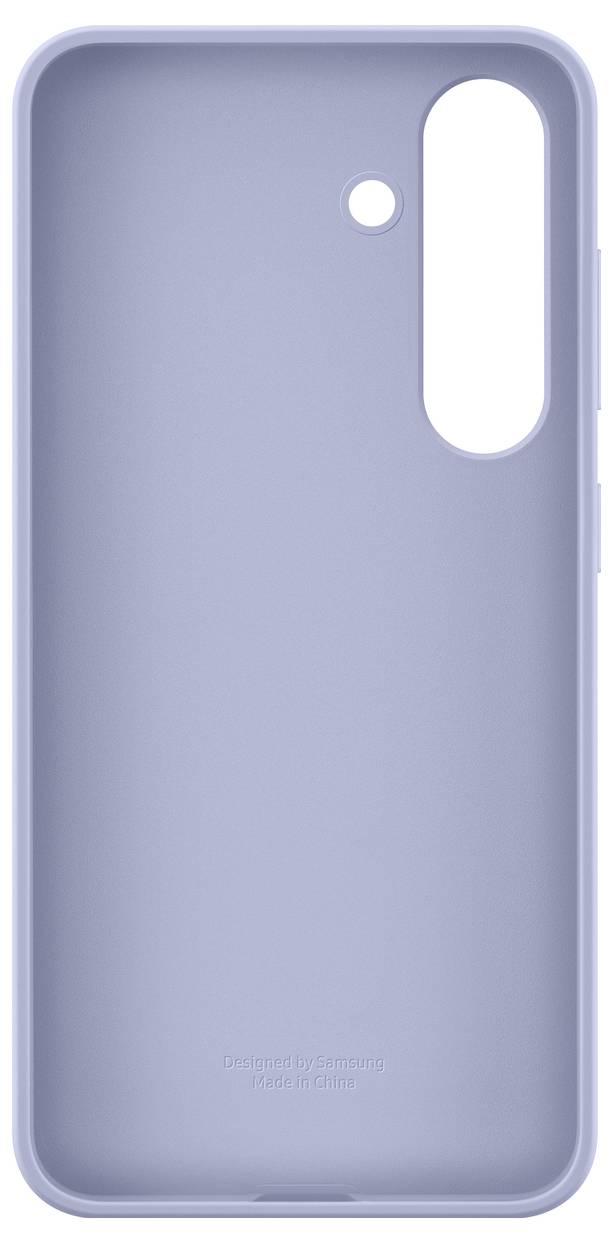 Hellblaue Smartphone-Schutzhülle mit Aussparungen für Kamera und Tasten. Minimalistisches Design ohne auffällige Details.