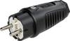 PC Electric 0521-ss Schutzkontaktstecker Gummi 250 V Schwarz IP54