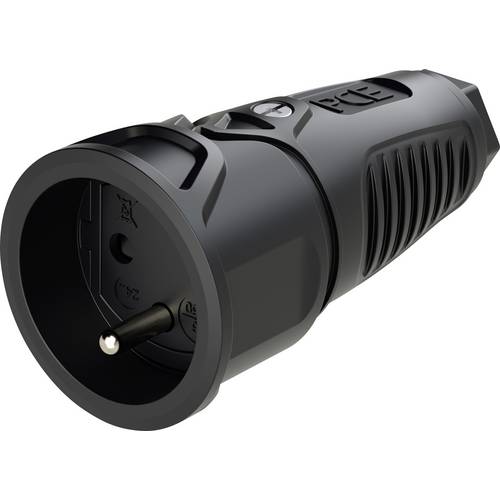 PC Electric 2410-ssc Schutzkontaktkupplung Gummi 250 V Schwarz IP20