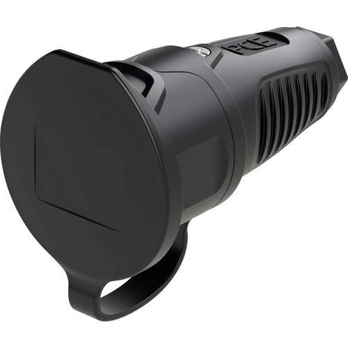 PC Electric 2411-ssc Schutzkontaktkupplung Gummi 250 V Schwarz IP54