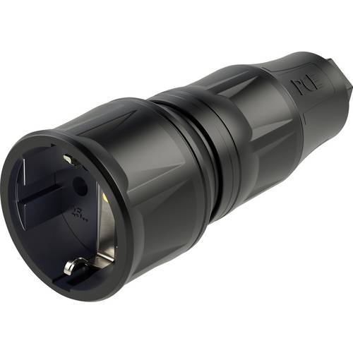 PC Electric 25730-ss Schutzkontaktkupplung Kunststoff 250 V Schwarz IP20