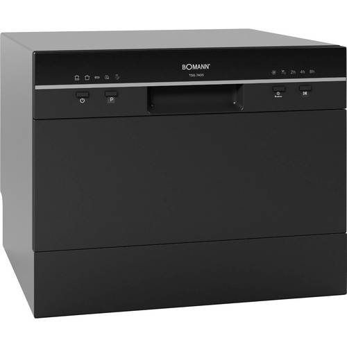 Thumbnail - Bomann TSG 7405 Tisch-Geschirrspüler 550 mm EEK: D (A - G) Standgerät Schwarz