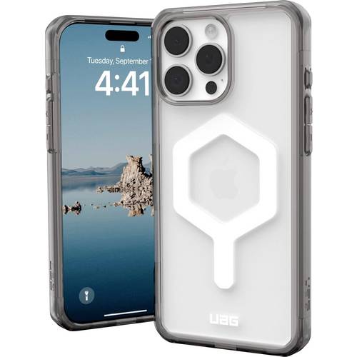 Thumbnail - Urban Armor Gear Plyo Backcover Apple iPhone 16 Pro Max Grau, Transparent Induktives Laden, MagSafe kompatibel, Stoßfest...
