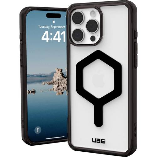 Thumbnail - Urban Armor Gear Plyo Backcover Apple iPhone 16 Pro Max Schwarz, Transparent Induktives Laden, MagSafe kompatibel, Stoßf...