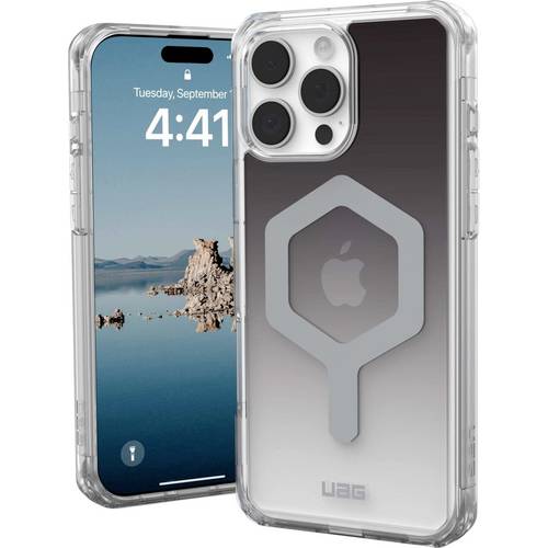 Urban Armor Gear Plyo Backcover Apple iPhone 16 Pro Max Transparent, Ombré Induktives Laden, MagSafe kompatibel, Stoßfes...