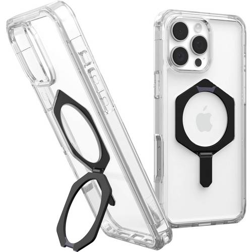 Urban Armor Gear Plyo XTE Backcover Apple iPhone 16 Pro Max Transparent, Schwarz Induktives Laden, MagSafe kompatibel, S...