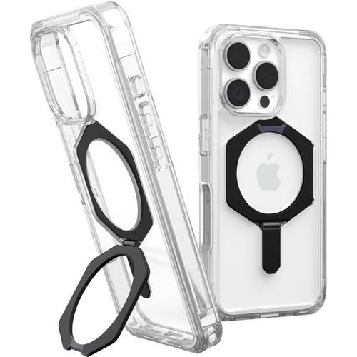 Thumbnail - Urban Armor Gear Plyo XTE Backcover Apple iPhone 16 Pro Transparent, Schwarz Induktives Laden, MagSafe kompatibel, Stand...
