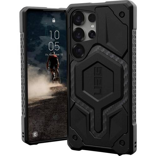 Thumbnail - Urban Armor Gear Monarch Outdoorcase Samsung Galaxy S25 Ultra Carbon Induktives Laden, Stoßfest 214464114242