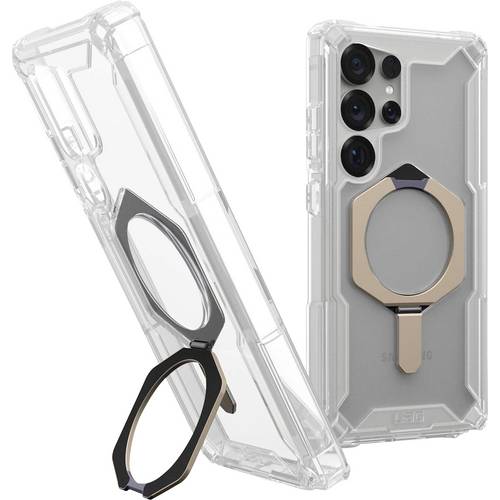 Urban Armor Gear Plasma XTE Outdoorcase Samsung Galaxy S25 Ultra Transparent, Titan Induktives Laden, Standfunktion, Sto...