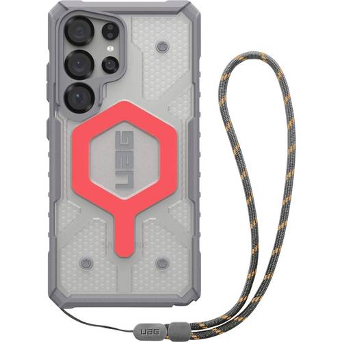 Thumbnail - Urban Armor Gear Pathfinder Outdoorcase Samsung Galaxy S25 Ultra Rot, Transparent Induktives Laden, Mit Handschlaufe, St...