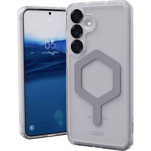 Urban Armor Gear Plyo Pro Backcover Samsung Galaxy S25+ Transparent, Silber Induktives Laden, Stoßfest 214487114333