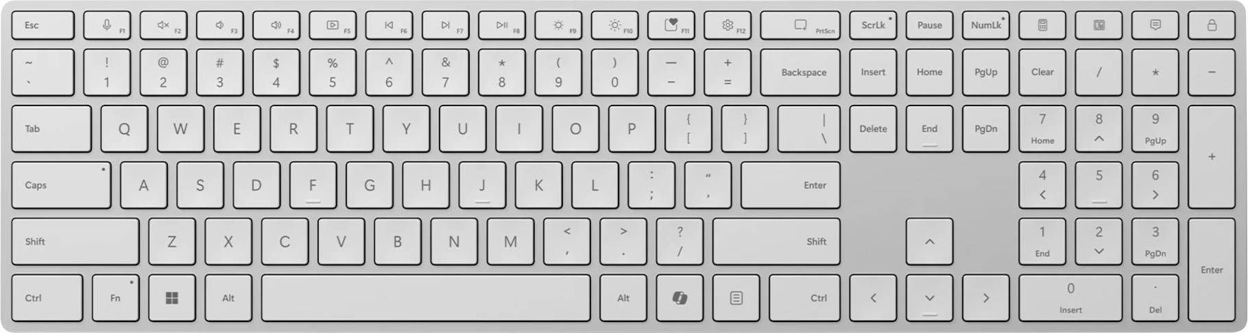 Microsoft Surface Keyboard Tastiera per tablet Adatto per il marchio (tavoletta): Microsoft Android™, Apple iOS®, Windows®