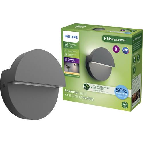 Thumbnail - Philips LED Valor 929004140601 LED-Außenwandleuchte LED 8.6 W Anthrazit