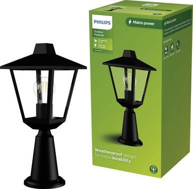 Philips LED 929004141501 Kinno Außenstandleuchte   LED E27  Schwarz