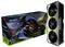 Grafikkarte Palit GeForce RTX 5080 mit 16 GB und dreifachem Lüfterdesign, daneben die Verpackung mit Markenlogo und Produktname.
