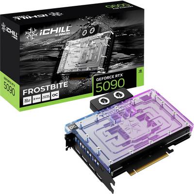 Inno 3D Grafikkarte RTX 5090 iChill Frostbite 32GB G 32 GB GDDR7 RAM PCIe x16 HDMI® 2.1, DisplayPort 2.1
