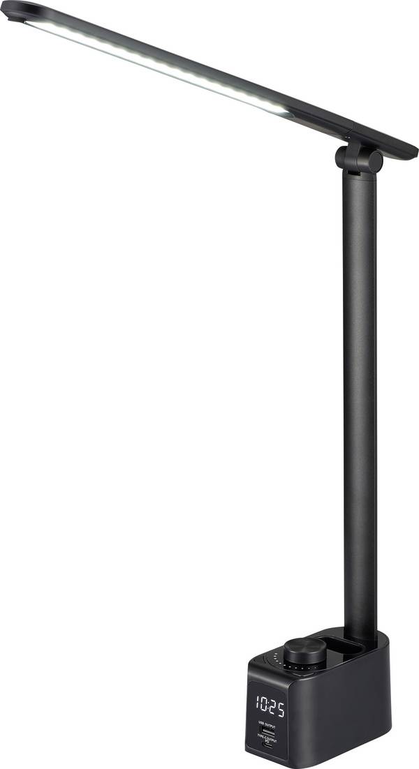 Sygonix  SY-6770690 LED-Schreibtischleuchte LED LED  EEK: F (A - G) Schwarz