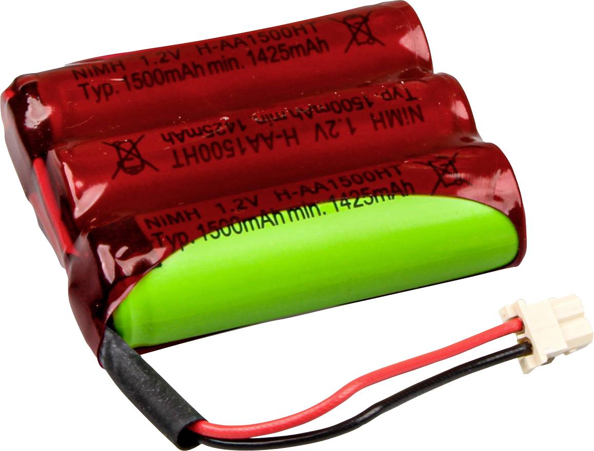 Mexcel NS1500AAHT Accupack Aantal cellen: 3 Batterijgrootte: AA (penlite) Geschikt voor hoge temperaturen, Stekker NiMH 3.6 V 1500