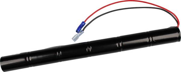 Mexcel NS2500CHT Akkupack 6x Baby (C) hochtemperaturfähig, Flachstecker NiCd 7.2 V 2500