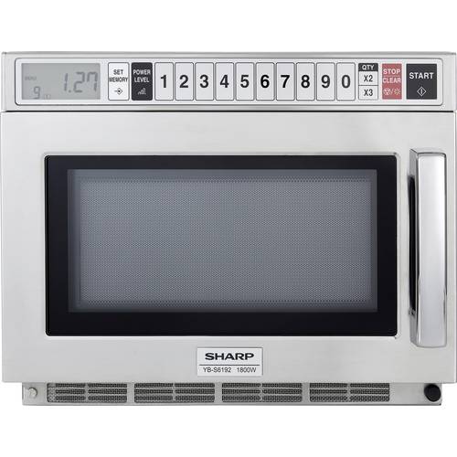 Sharp YB-S6192AE Mikrowelle Edelstahl 1800 W