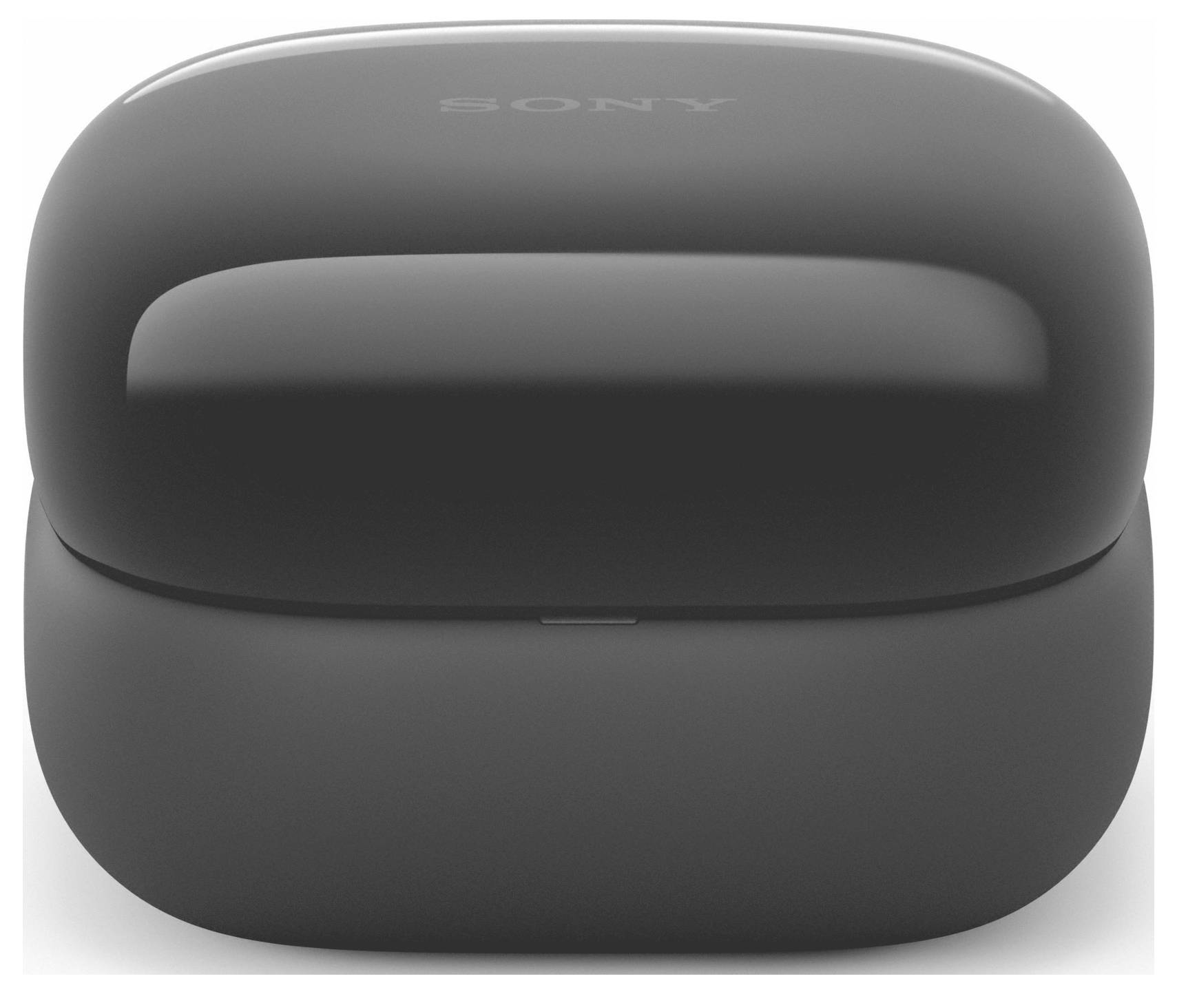 Ein geschlossenes, dunkelgraues Etui mit abgerundeten Ecken, mit dem Markennamen obenauf sichtbar.