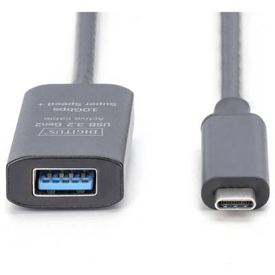 Digitus USB-Kabel USB 3.2 Gen2, USB 3.2 Gen2, USB 3.2 Gen1, USB 3.2 Gen1, USB 3.1 Gen2, USB 3.1 Gen1, USB 3.0 USB-C®, US-1