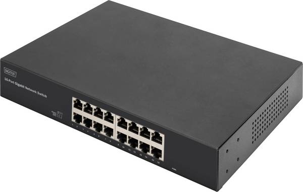 Digitus DN-80112-2 DN-80112-2 Netzwerk Switch RJ45 16 Port 10 / 100 / 1000 MBit/s