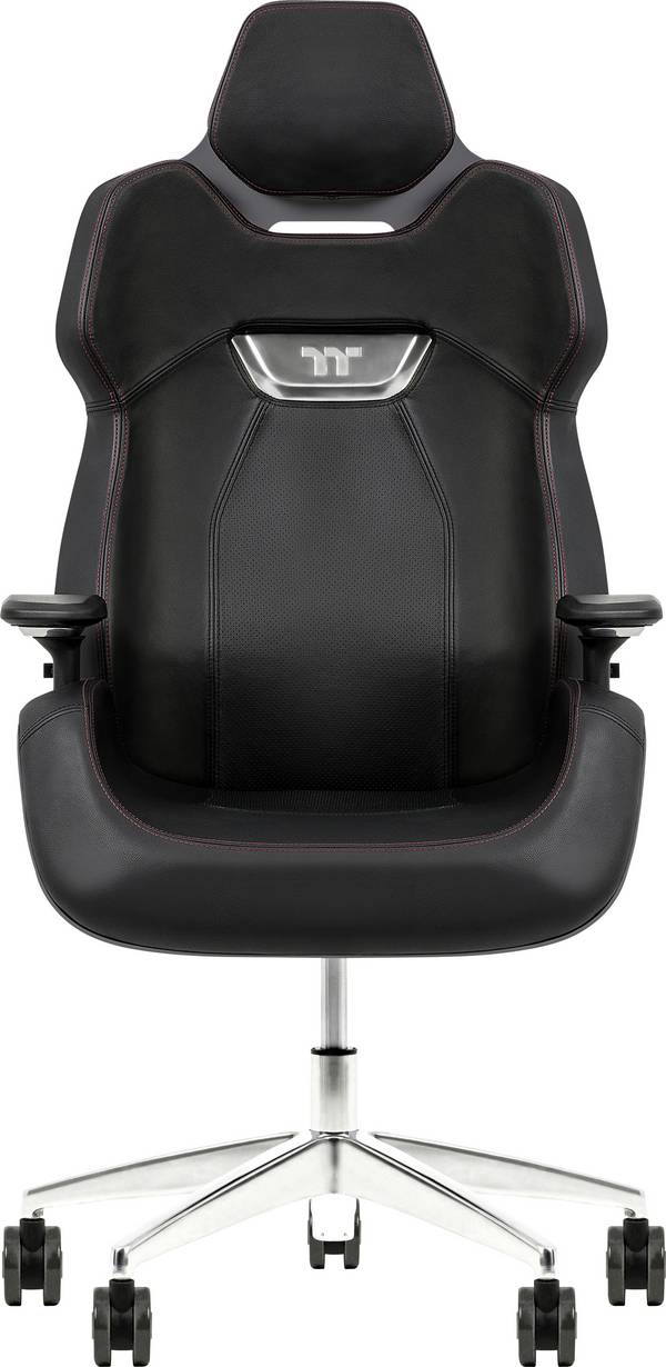Thermaltake Argent E700 Real Leather Gaming Chair with houndstooth fabric Gaming-Stuhl Grau, Schwarz
