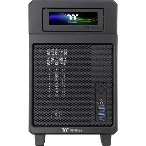 Thumbnail - Thermaltake TR100 Black Mini-Tower Gaming-Gehäuse Schwarz