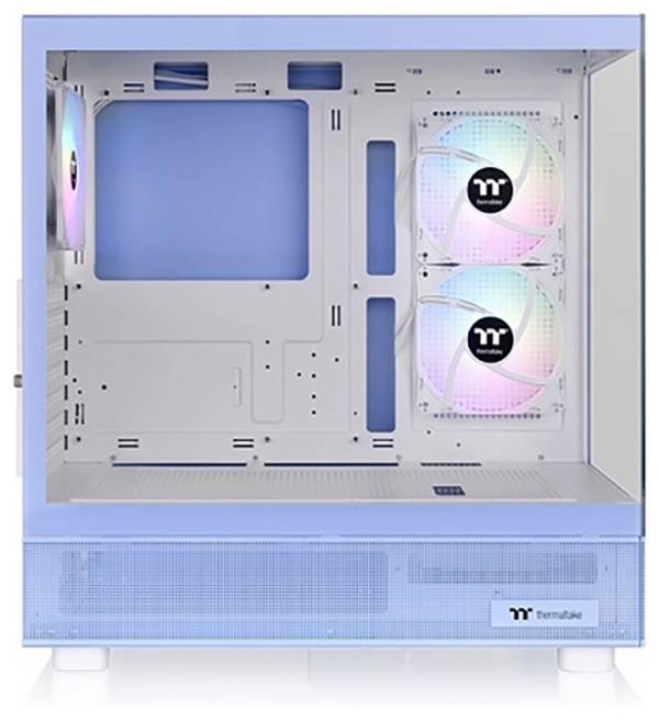 Thermaltake View 270 Plus TG ARGB Hydrangea Blue Midi-Tower Gaming-Gehäuse  Blau 3 Vorinstallierte LED Lüfter, Für AIO Wasserkühlung geeignet, Seitenfenster
