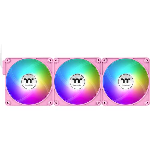 Thermaltake CT120 EX ARGB Sync PC Cooling Fan Pink 3 Pack PC-Gehäuse-Lüfter Pink (B x H x T) 120 x 120 x 25 mm