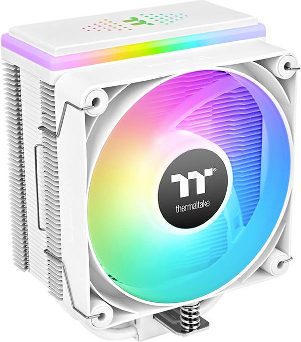 Thermaltake ASTRIA 400 ARGB White Air cooler CPU-Kühler mit Lüfter Intel® LGA 2066, Intel® LGA 2011, Intel® LGA 1700, Intel® LGA 1200, Intel® LGA 1156, Intel® LGA 1155, Intel® LGA 1151, Intel® LGA 1150, AMD® AM5, AMD® AM4
